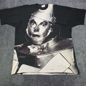 Vtg 1992 Wizard Of Oz Tin Man Stanley Desantis If I Only Had A Heart T Shirt XL